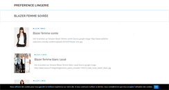 Desktop Screenshot of preference-lingerie.fr
